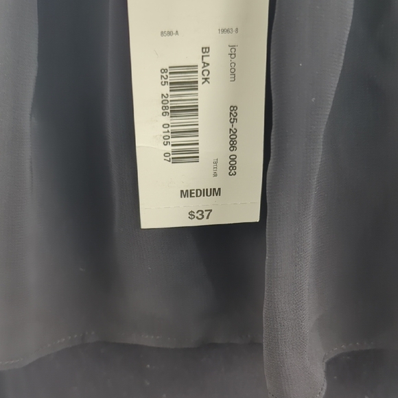 BOLD elements Black Off-Shoulder Ruffle Top - Picture 3 of 4